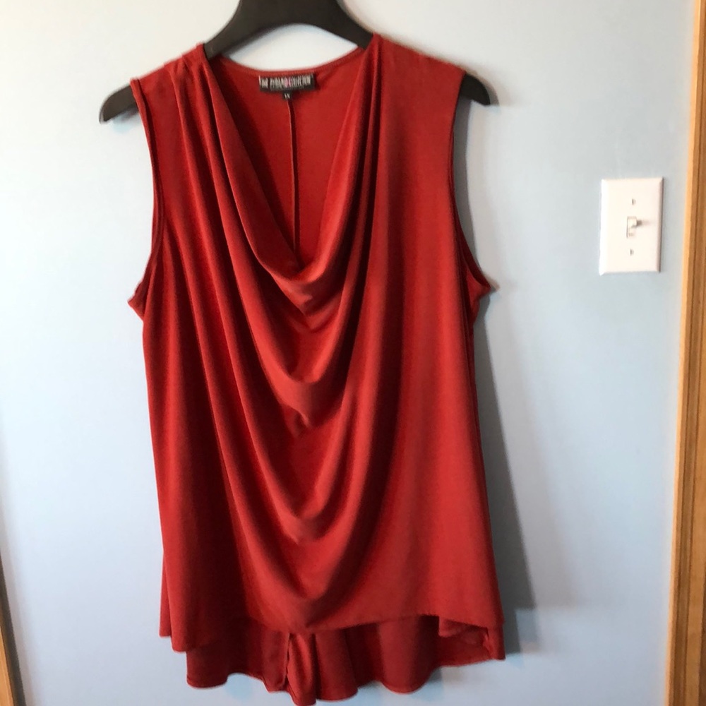 Sleeveless Cowl Neck Top
